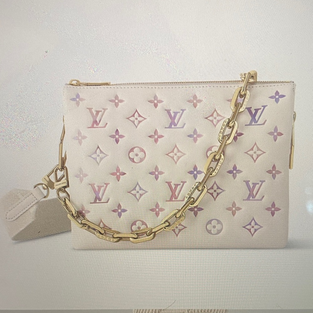 Louis Vuitton Pink Monogram Clutch